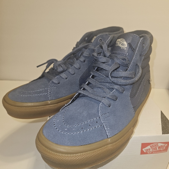 Vans Skate Sk8-Hi Vintage Shoe Blue - Picture 12 of 16